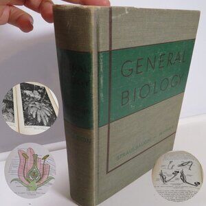 Vintage General Biology Book 1947 2nd edition Perry D Strausbaugh hardback